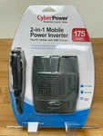 New Cyberpower 2-IN-1 Mobile Inverter Watts Model CPS175SU. Fixed Price $24.99.