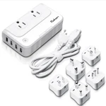 Baban Universal 200W Travel Power Converter 4 Port Usb 5 Plug Adapters. Fixed Price $49.94.