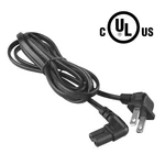 6FT Ul Ac Power Cord Cable For Samsung UN49MU6290F UN49MU650DF L-type 2-PRONG. Fixed Price $11.76.