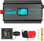 2000W Pure Sine Wave Inverter 12V Dc To 120V Ac For Rvs & Solar Systems. Fixed Price $350.99.