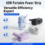 PD65W Portable Fast Charging Gan Power Strip Fits Mobile/laptop/tablets/ Devices. Fixed Price $106.84.