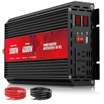 Roarbatt 3000W Power INVERTER,12V Dc Ac 110V120V Peak 6000W - Red. Fixed Price $113.61.