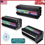 4000W 5000W Power Inverter 12V 24V To 110V Converter 4AC Usb W/ Remote Camping. Fixed Price $224.99.