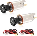 Car Cigarette Lighter, Dc 12V Auto 2PCS, Lighter+cable. Fixed Price $24.87.