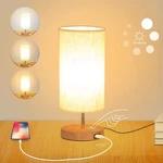 Table With Usb Charging Adapter Lamps For Reading Living Kids Room Office. Fixed Price $32.99.