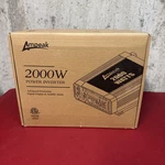 Ampeak 2000W Power Inverter 6.2A Dual Usb Ports 3AC Outlets Stable. Fixed Price $49.99.