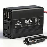 150W Car Power Inverter Dc 12V To Ac 110V With Usb Ports & Outlet. Fixed Price $19.99.