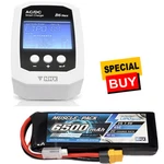 Nhx Rc B6 Nex 50W Ac 200W Dc Charger + 2S 7.4V 6500MAH 65C Lipo Battery W/XT60. Fixed Price $114.95.
