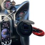 12V-24V Pd + QC3.0 Dual Usb Car Fast Charger Led Voltmeter 52MM Gauge. Fixed Price $39.35.