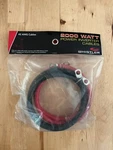 2000 Watt Power Inverter Cables 2AWG, Whistler. Fixed Price $20.00.
