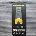 Powerdrive 150W Car Inverter PWD150S 12V Dc To Ac Usb Strip. Fixed Price $49.99.