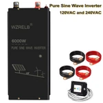 Pure Sine Wave Inverter 6000W Split Phase 48V To 120V 240V Solar Home Remote Rv. Fixed Price $930.00.