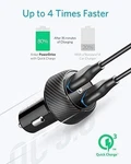 Anker Car Charger, Quick 3.0 39W Dual Usb Dc 5V 3A / 9V 2A A2225 - Black. Fixed Price $32.30.