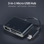 Estink 3-IN-1 Usb Otg Adapter With 2.0, Sd, And Tf Card Reader, Black. Fixed Price $13.05.