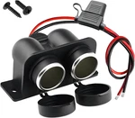 Cigarette Lighter Socket With Blade Fuse, Waterproof Auto Dual. Fixed Price $11.45.