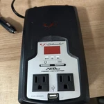 Schumacher XI75DU 750W/1500 Peak Watts Power Converter Tested. Fixed Price $19.99.