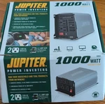 Jupiter Power Inverter 1000 Watt 120V Outlets 2.1 Amp Usb Peak 2000W. Fixed Price $55.00.