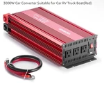 3000 Watts Power Inverter, 12V Dc To 120V Ac With Outlets And 2.4A Usb Port. Fixed Price $125.00.
