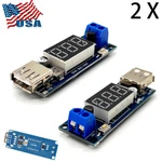 4.5-40V-5V 2A Usb Charger Dc-dc Step-down Buck Converter Voltmeter Module 2X. Fixed Price $10.75.