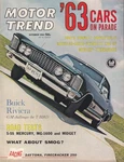 Motor Trend 10 1962: 1963 Cars; Mercury S-55 Mg 1600 & Midget Tests. Fixed Price $10.79.