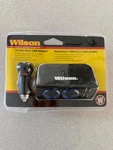 Wilson 3052224USBBL 12V Dual Adapter W/ 3FT Cord Power Charger New. Fixed Price $14.99.