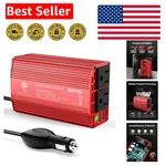 Compact 300W Car Inverter With Dual Usb For Phones And Laptops - Safe & Reliable. Fixed Price $52.24.