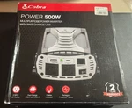 Cobra - Power 500 Watt Inverter With Fast Charge Usb Black. Fixed Price $42.00.