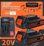 1.5AH Lithium-ion Battery /charger For Black And Decker Volt LBX20 LBXR20. Fixed Price $70.00.