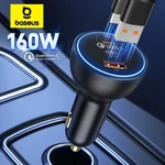 Baseus 160W Qc 5.0 Pps Pd 3.0 Usb Type Fast Charging Car Charger Adaptor. Fixed Price $51.95.