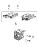 Genuine Mopar Inverter Module 5185102AI. Fixed Price $2032.80.