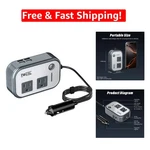Compact 200W Car Power Inverter With 4 Usb Ports - Ultimate Travel Companion. Fixed Price $37.97.