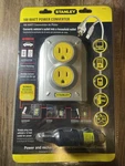 Stanley 100 Watt Power Converter Car 12V To Household Ac Outlet Inverter. Fixed Price $24.99.