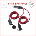 Kuncan 4FT Dual Socket Extension Charger Port Cable, 12V 2-WAY Car Cig. Fixed Price $18.46.