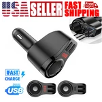 Car Cigarette Lighter Socket Splitter Dual Usb Port Charger 12-24V Power Adapter. Fixed Price $10.26.