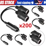Dual Car Cigarette Lighter Splitter Charger Power Socket Adapter 12V Outlet Lot. Fixed Price $60.72.