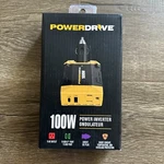 Powerdrive Watt Slim Plug-in Inverter With Ac, 2 Usb A/c Ports PD100. Fixed Price $18.00.