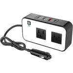 200W Car Power Inverter For 12V With Ac Outlets And Type-c Port Charger. Fixed Price $28.23.