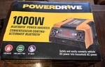 Powerdrive PD1000 1000W With Bluetooth Inverter. Fixed Price $100.00.