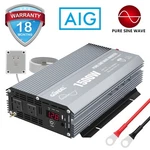 Giandel Power Inverter 1500W Pure Sine Wave Dc 12V To Ac 110V 120V With Dual. Fixed Price $189.97.