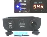 Marine 12V Car-boat-rv-atv Power Socket + Voltmeter Dual Usb Charger. Fixed Price $29.77.