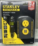 Stanley Fatmax 140W Power Inverter On The Go Household For Car New. Fixed Price $19.99.