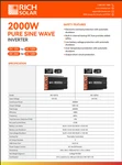 Box Rich Solar RS-V2P24 Watt 24V Pure Sine Wave Inverter. Fixed Price $239.99.