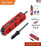 Versatile 200W Inverter: Fast Usb Charging & Dual Ac Outlets For Road Trips. Fixed Price $57.00.