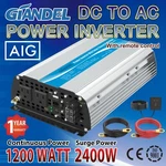 Power Inverter Modified Sine Wave 1200W 12V Dc To 110V 120V Ac 20A Solar Energy. Fixed Price $84.97.