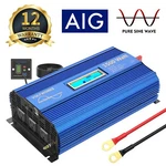 Pure Sine Wave Power Inverter 1500W/3000W 12V Dc 110V 120V Ac Usa Transistors. Fixed Price $134.99.