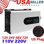 Pure Sine Wave Inverter 5000W 8000W Off Grid 12V 24V 48V 72V To 110V/220V 12000W. Fixed Price $279.99.