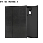 Aeternasol 200W (100W*2) 400W 18V Solar Panel Mono Rv Off Grid Battery Camping. Fixed Price $65.87.