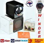 Add-on Fancy Boxy Brick Carbon Fibre Look Watch Winder (requires Ac Adapter). Fixed Price $136.13.