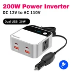 200W Car Power Inverter 12V To 110V Adapter Plug Outlet 4USB Charger. Fixed Price $10.99.