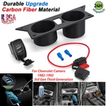 Carbon Fiber Ash Tray Center Cup Holder W/ Usb Charger For Chevy 3RD Gen Camaro. Fixed Price $27.59.